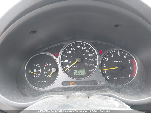 Aukcja sprzedaży 2002 Subaru Impreza Wrx, vin: JF1GD29622G501283, numer aukcji: 40064029