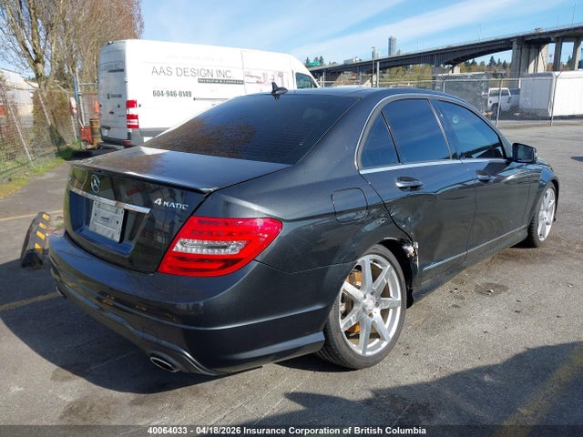 40064033 :رقم المزاد ، WDDGF8JB7DA753154 vin ، 2013 Mercedes-benz C 350 4matic مزاد بيع