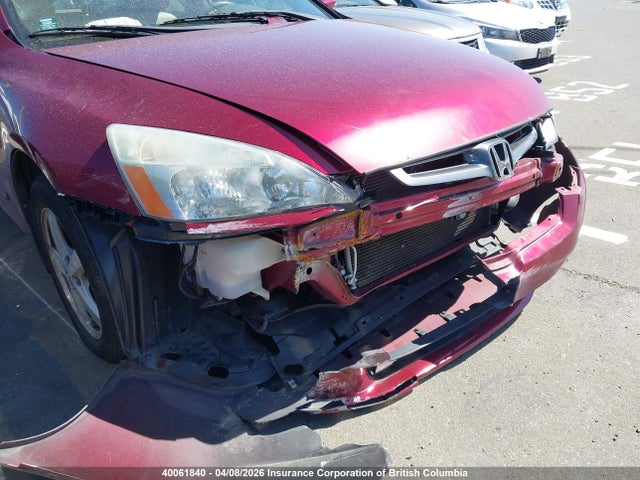 Aukcja sprzedaży 2003 Honda Accord Ex, vin: 1HGCM56603A810724, numer aukcji: 40061840