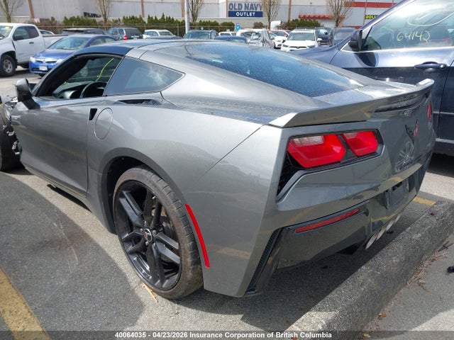 2015 Chevrolet Corvette Stingray Z51 3lt მანქანა იყიდება აუქციონზე, vin: 1G1YL2D70F5120415, აუქციონის ნომერი: 40064035