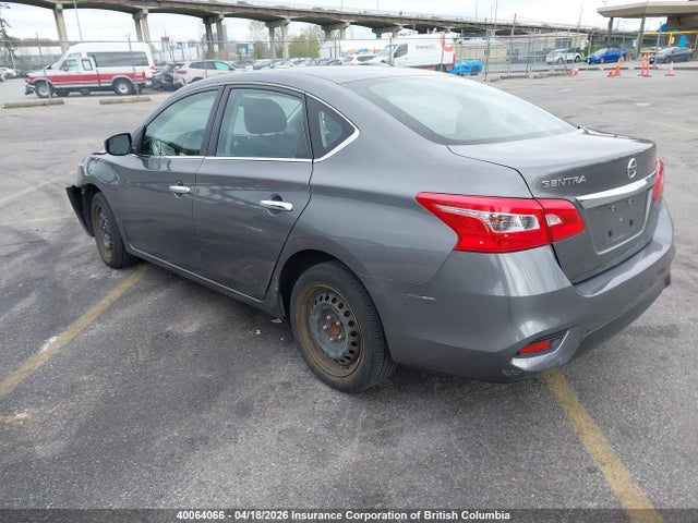 2018 Nissan Sentra S/sv/sr/sl მანქანა იყიდება აუქციონზე, vin: 3N1AB7AP1JY325172, აუქციონის ნომერი: 40064066