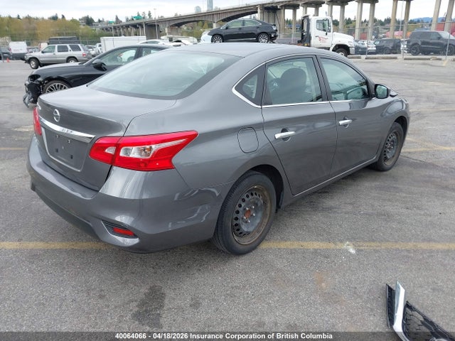 2018 Nissan Sentra S/sv/sr/sl მანქანა იყიდება აუქციონზე, vin: 3N1AB7AP1JY325172, აუქციონის ნომერი: 40064066