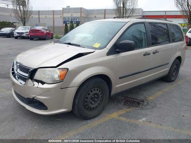 2014 Dodge Grand Caravan Se მანქანა იყიდება აუქციონზე, vin: 2C4RDGBG6ER100406, აუქციონის ნომერი: 40064080