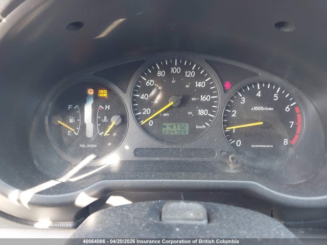 Aukcja sprzedaży 2002 Subaru Impreza Ts, vin: JF1GG65562H822278, numer aukcji: 40064086