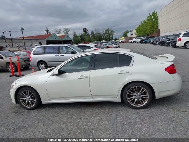 2007 Infiniti G35 მანქანა იყიდება აუქციონზე, vin: JNKBV61EX7M708653, აუქციონის ნომერი: 40064118