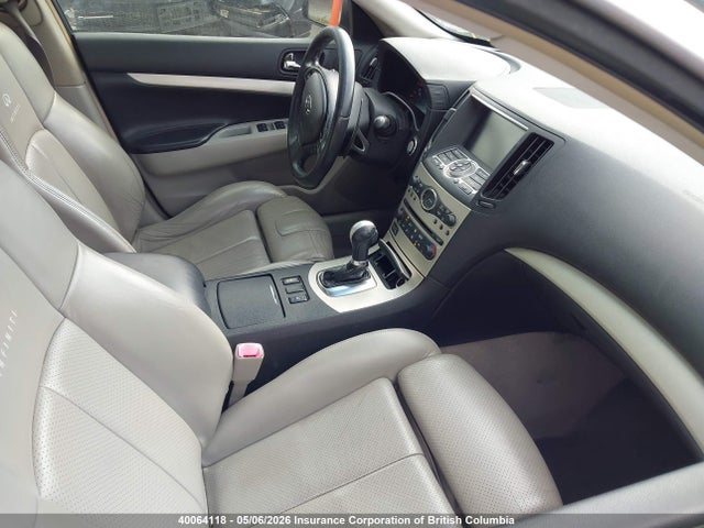 2007 Infiniti G35 მანქანა იყიდება აუქციონზე, vin: JNKBV61EX7M708653, აუქციონის ნომერი: 40064118