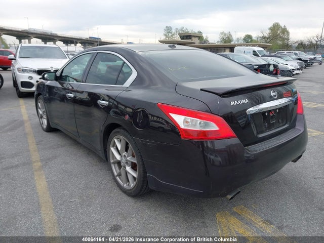 Продажа на аукционе авто 2010 Nissan Maxima S/sv, vin: 1N4AA5AP2AC836599, номер лота: 40064164
