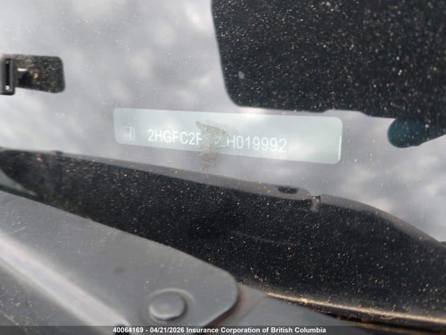 40064169 :رقم المزاد ، 2HGFC2F54LH019992 vin ، 2020 Honda Civic مزاد بيع