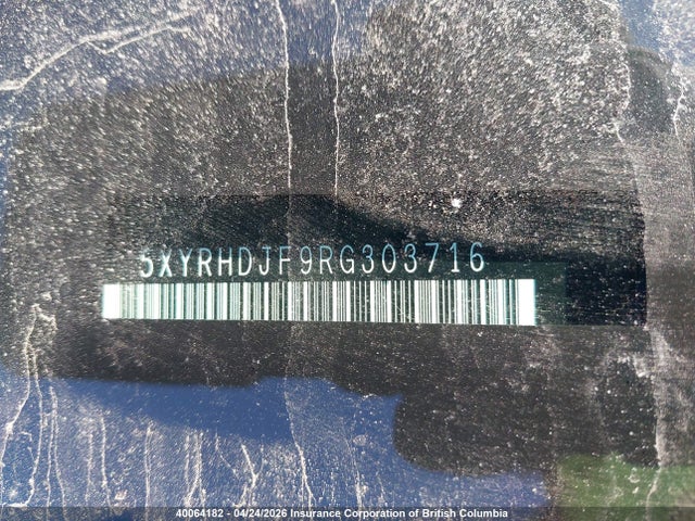 5XYRHDJF9RG303716 KIA Sorento Ex/x-line Ex