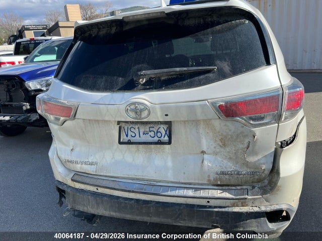 40064187 :رقم المزاد ، 5TDDKRFH2GS320411 vin ، 2016 Toyota Highlander Limited مزاد بيع