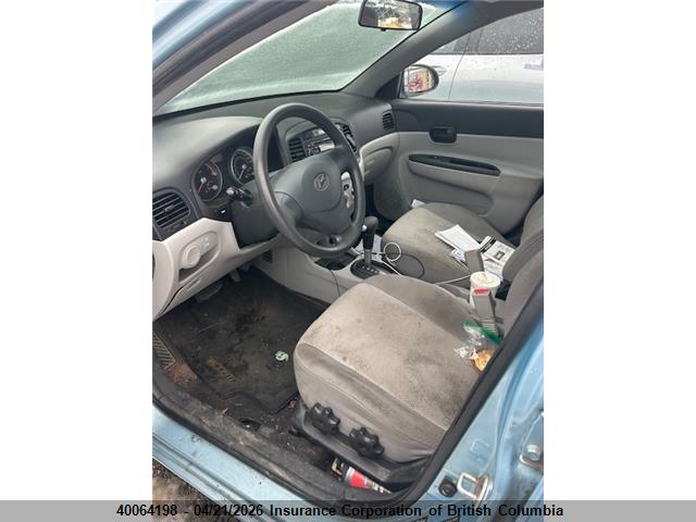 2008 Hyundai Accent Gls მანქანა იყიდება აუქციონზე, vin: KMHCN45C48U217639, აუქციონის ნომერი: 40064198