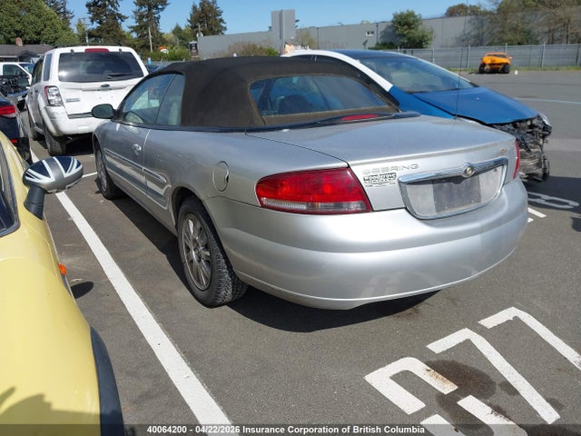 Aukcja sprzedaży 2004 Chrysler Sebring Limited, vin: 1C3EL65R94N231550, numer aukcji: 40064200