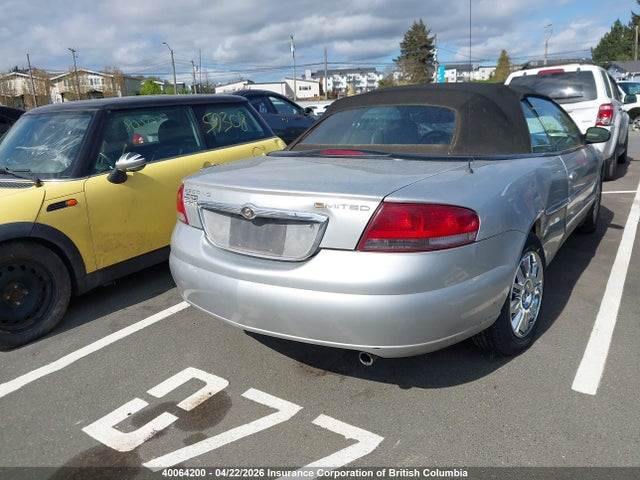 Aukcja sprzedaży 2004 Chrysler Sebring Limited, vin: 1C3EL65R94N231550, numer aukcji: 40064200