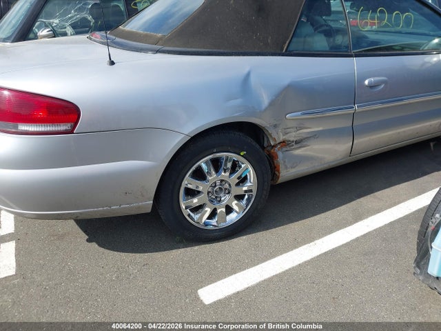 Aukcja sprzedaży 2004 Chrysler Sebring Limited, vin: 1C3EL65R94N231550, numer aukcji: 40064200