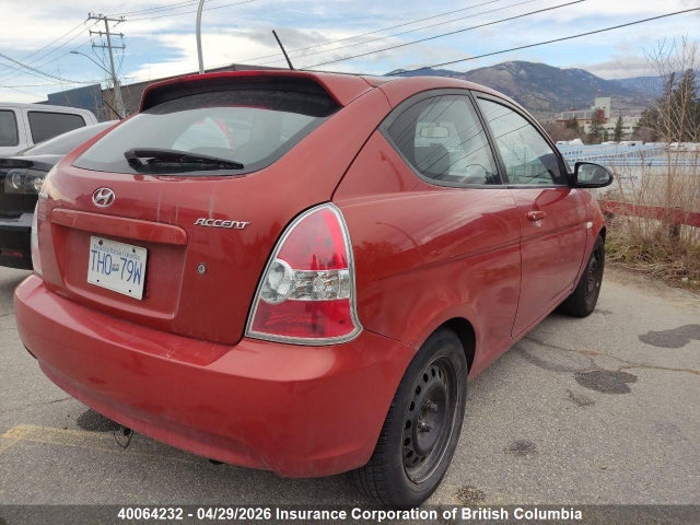 40064232 :رقم المزاد ، KMHCN35C57U029785 vin ، 2007 Hyundai Accent Gs مزاد بيع