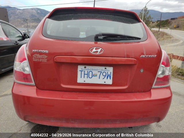 40064232 :رقم المزاد ، KMHCN35C57U029785 vin ، 2007 Hyundai Accent Gs مزاد بيع