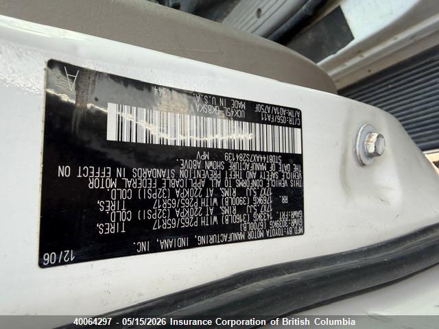 Продаж на аукціоні авто 2007 Toyota Sequoia Sr5, vin: 5TDBT44AX7S284139, номер лоту: 40064297
