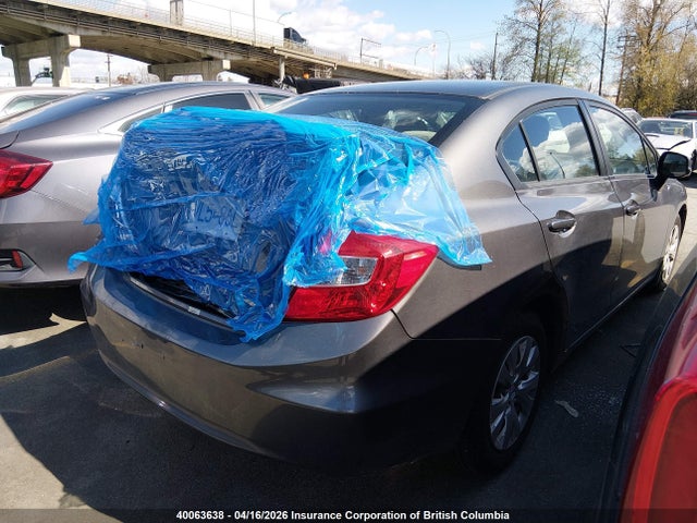 2012 Honda Civic Lx მანქანა იყიდება აუქციონზე, vin: 2HGFB2F48CH038958, აუქციონის ნომერი: 40063638