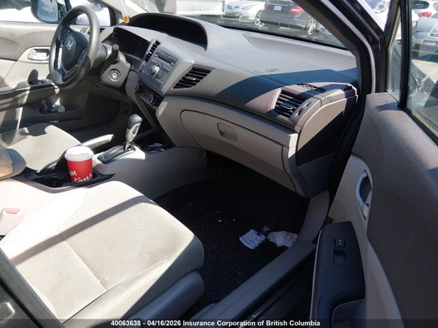 2012 Honda Civic Lx მანქანა იყიდება აუქციონზე, vin: 2HGFB2F48CH038958, აუქციონის ნომერი: 40063638
