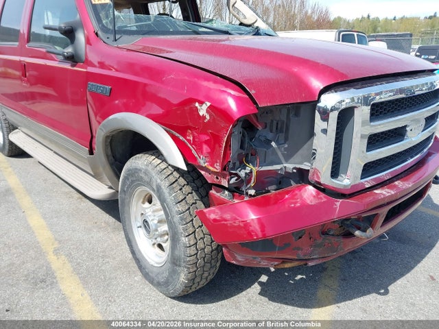 40064334 :رقم المزاد ، 1FMSU45F93EA17027 vin ، 2003 Ford Excursion Eddie Bauer مزاد بيع