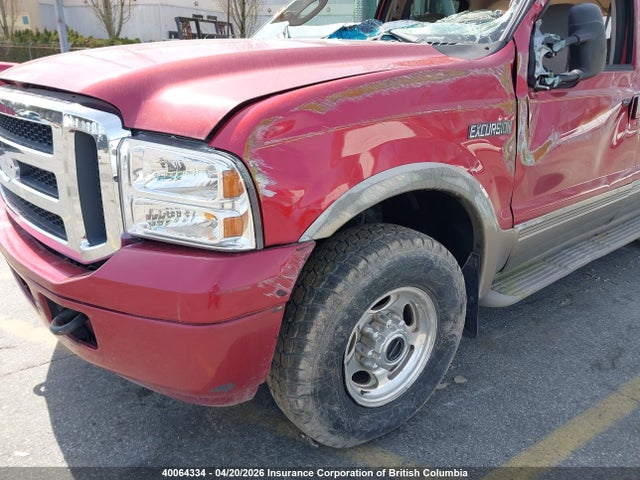40064334 :رقم المزاد ، 1FMSU45F93EA17027 vin ، 2003 Ford Excursion Eddie Bauer مزاد بيع