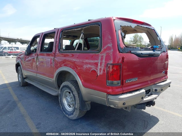 40064334 :رقم المزاد ، 1FMSU45F93EA17027 vin ، 2003 Ford Excursion Eddie Bauer مزاد بيع