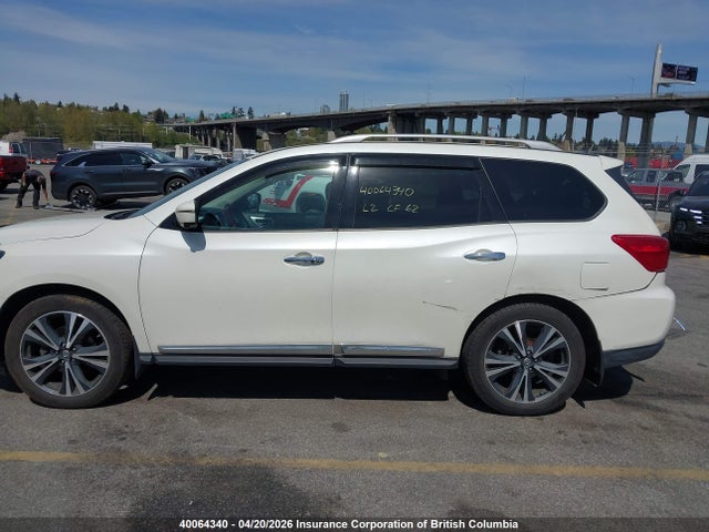 2017 Nissan Pathfinder S/sv/sl/platinum მანქანა იყიდება აუქციონზე, vin: 5N1DR2MM3HC666548, აუქციონის ნომერი: 40064340
