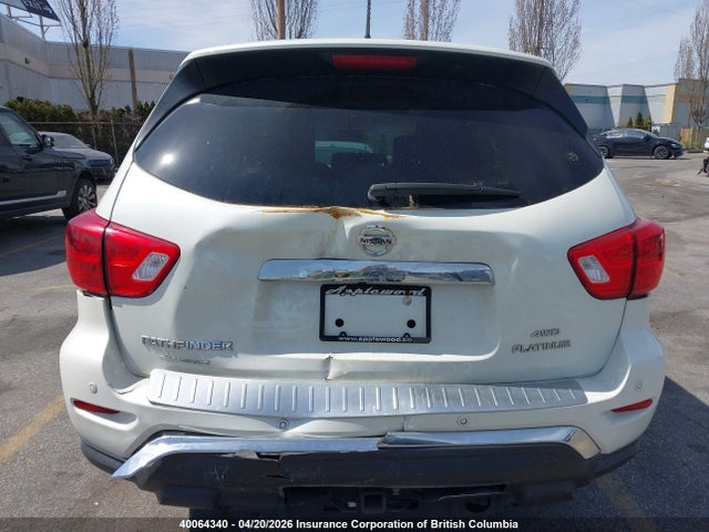 2017 Nissan Pathfinder S/sv/sl/platinum მანქანა იყიდება აუქციონზე, vin: 5N1DR2MM3HC666548, აუქციონის ნომერი: 40064340