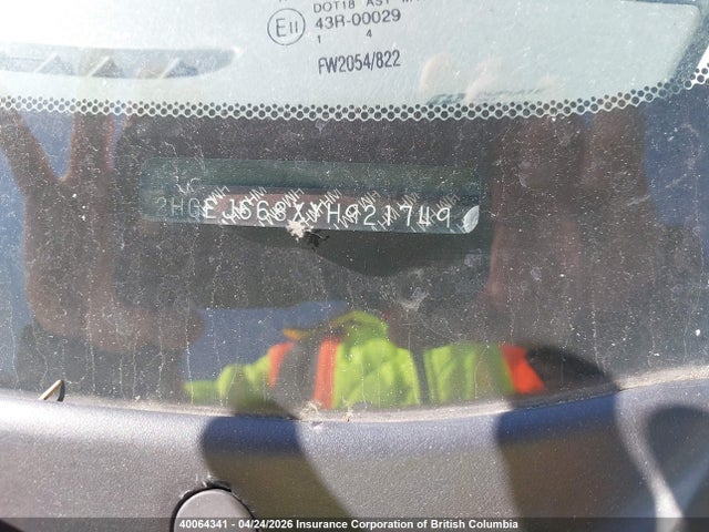 Aukcja sprzedaży 2000 Honda Civic, vin: 2HGEJ668XYH921749, numer aukcji: 40064341