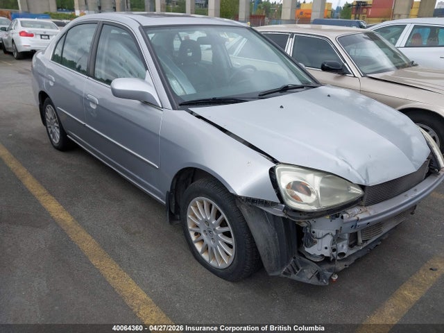 Aukcja sprzedaży 2002 Acura 1.7el Premium, vin: 2HHES36822H005789, numer aukcji: 40064360