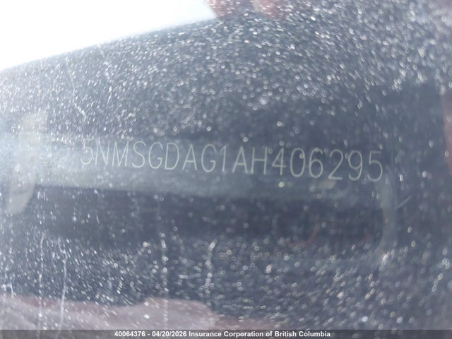 Продажа на аукционе авто 2010 Hyundai Santa Fe Gls, vin: 5NMSGDAG1AH406295, номер лота: 40064376