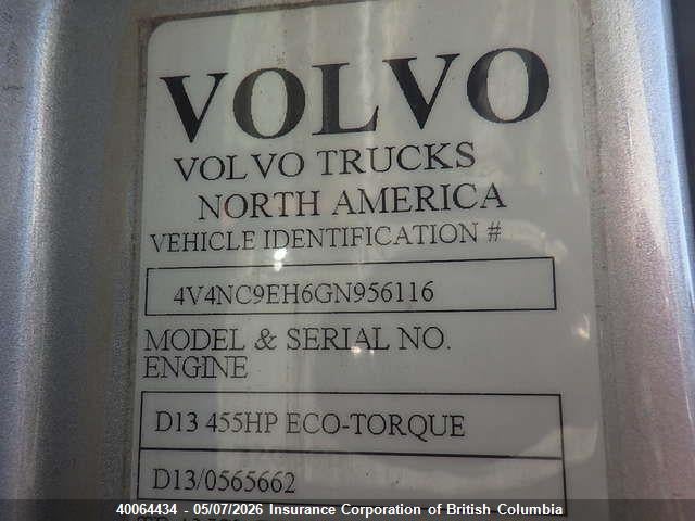 Volvo Vn L 2016 4V4NC9EH6GN956116 Image 6