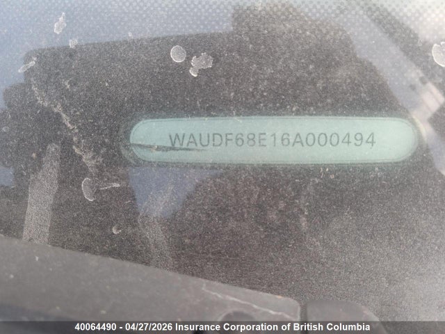 Продаж на аукціоні авто 2006 Audi A4, vin: WAUDF68E16A000494, номер лоту: 40064490