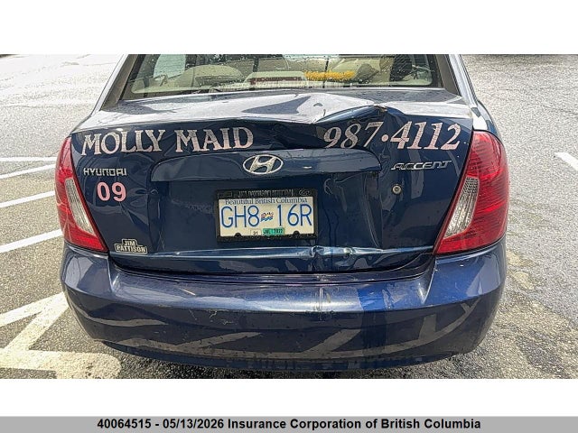 2010 Hyundai Accent Gls მანქანა იყიდება აუქციონზე, vin: KMHCN4BC4AU392435, აუქციონის ნომერი: 40064515