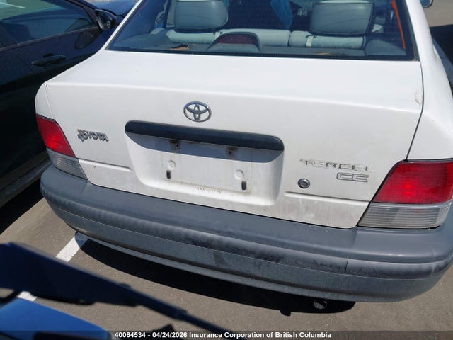 1998 Toyota Tercel Ce მანქანა იყიდება აუქციონზე, vin: JT2BC53L4W0315629, აუქციონის ნომერი: 40064534