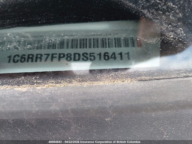 40064543 :رقم المزاد ، 1C6RR7FP8DS516411 vin ، 2013 Ram 1500 St مزاد بيع