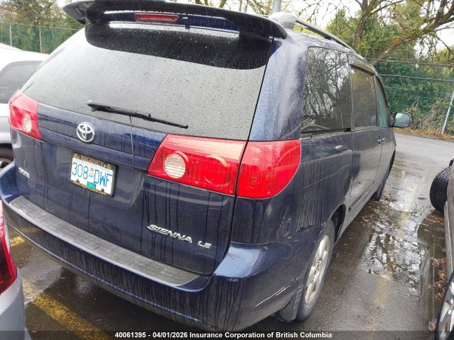2006 Toyota Sienna Ce/le მანქანა იყიდება აუქციონზე, vin: 5TDZA23C86S428555, აუქციონის ნომერი: 40061395