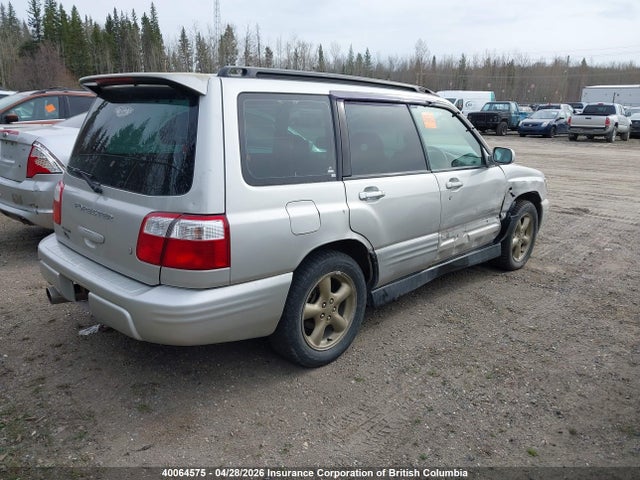 2000 Subaru Forester მანქანა იყიდება აუქციონზე, vin: SF5111647, აუქციონის ნომერი: 40064575