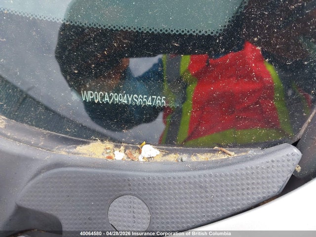 40064580 :رقم المزاد ، WP0CA2994YS654765 vin ، 2000 Porsche 911 مزاد بيع