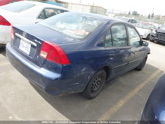 Aukcja sprzedaży 2001 Honda Civic Dx, vin: 2HGES16331H930206, numer aukcji: 40061182