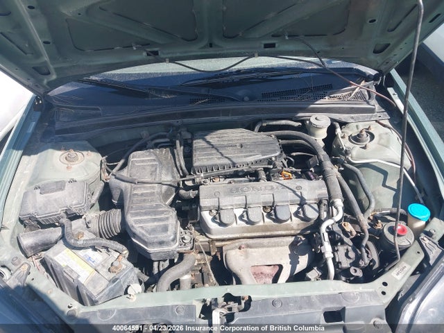 2003 Honda Civic მანქანა იყიდება აუქციონზე, vin: 2HGES16403H908952, აუქციონის ნომერი: 40064591