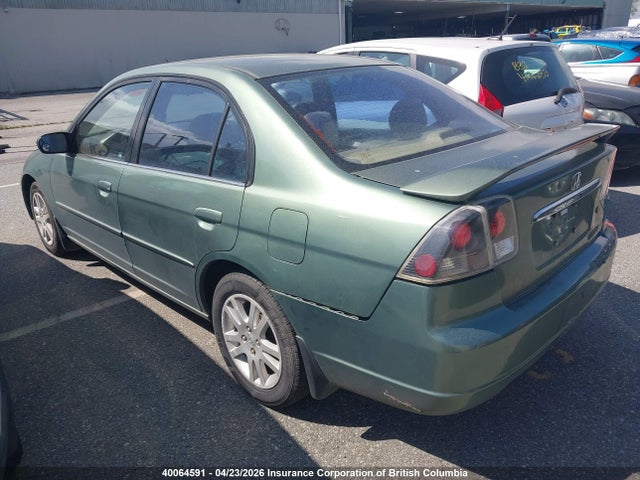 2003 Honda Civic მანქანა იყიდება აუქციონზე, vin: 2HGES16403H908952, აუქციონის ნომერი: 40064591