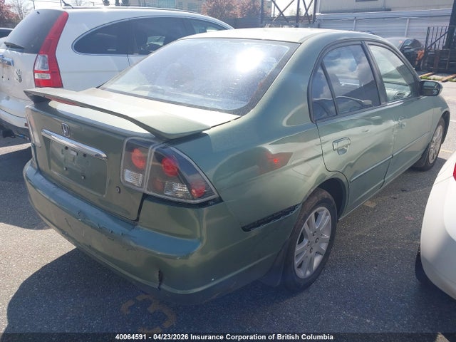 2003 Honda Civic მანქანა იყიდება აუქციონზე, vin: 2HGES16403H908952, აუქციონის ნომერი: 40064591