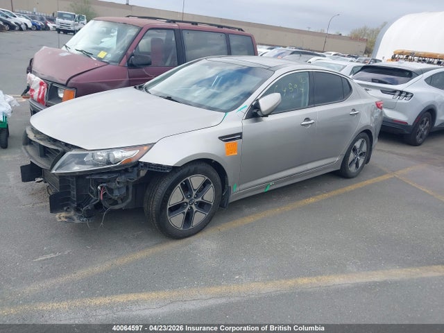 2011 Kia Optima Hybrid მანქანა იყიდება აუქციონზე, vin: KNAGM4AD0B5002295, აუქციონის ნომერი: 40064597