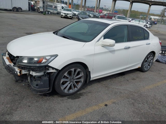40064602 :رقم المزاد ، 1HGCR2F54FA808485 vin ، 2015 Honda Accord Sport مزاد بيع