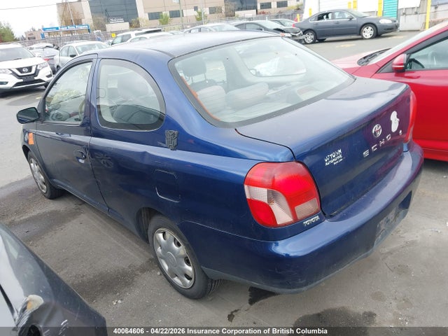 2001 Toyota Echo მანქანა იყიდება აუქციონზე, vin: JTDAT123210114673, აუქციონის ნომერი: 40064606