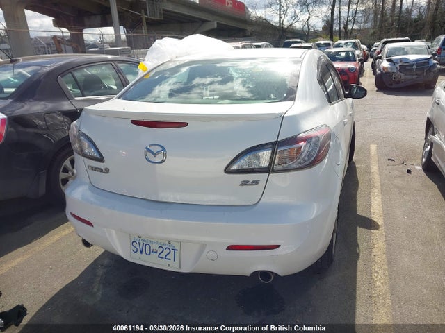 Aukcja sprzedaży 2010 Mazda 3 S, vin: JM1BL1S5XA1351671, numer aukcji: 40061194