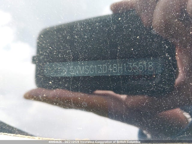 40064626 :رقم المزاد ، 5NMSG13D48H135518 vin ، 2008 Hyundai Santa Fe Gls مزاد بيع
