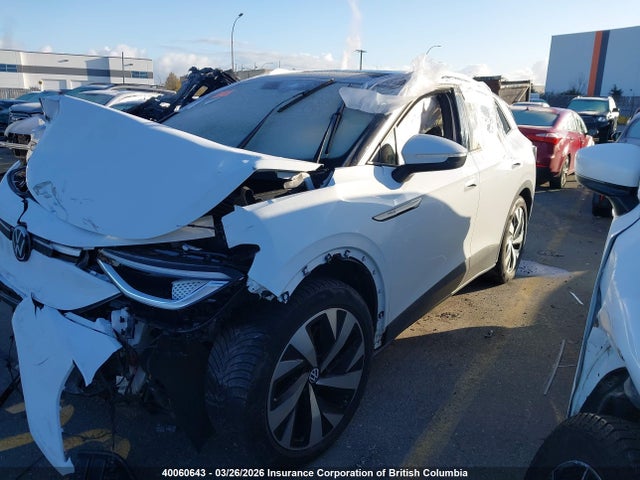 2021 Volkswagen Id.4 Pro S მანქანა იყიდება აუქციონზე, vin: WVGKMPE20MP062278, აუქციონის ნომერი: 40060643