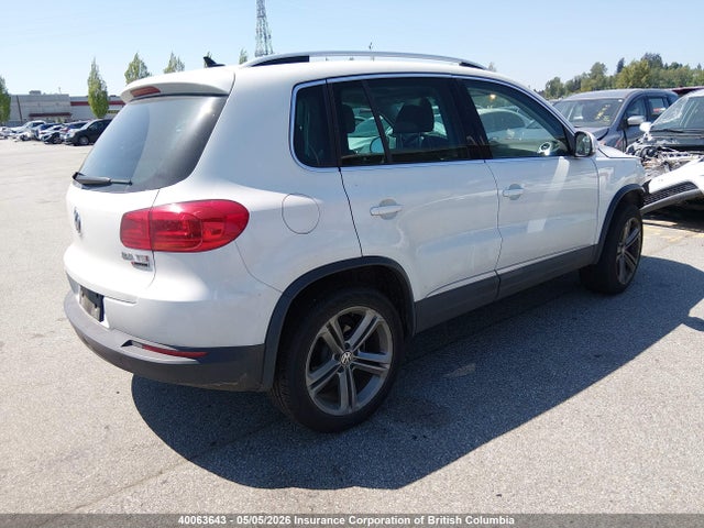 Продажа на аукционе авто 2017 Volkswagen Tiguan Highline, vin: WVGLV7AX8HW500723, номер лота: 40063643